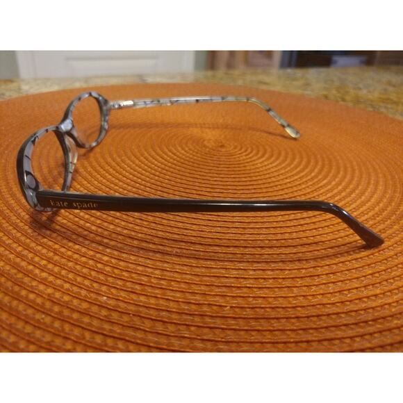 Kate Spade New York CARA Eyeglasses Frames 51[]16-135MM Italy Black / Pearl - Picture 5 of 11